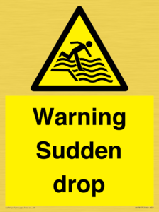 Warning Sudden drop